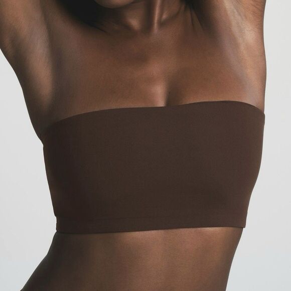 Skims Fits Everybody Strapless Bandeau XL Cocoa Brown NWT #1303 - Picture 1 of 8